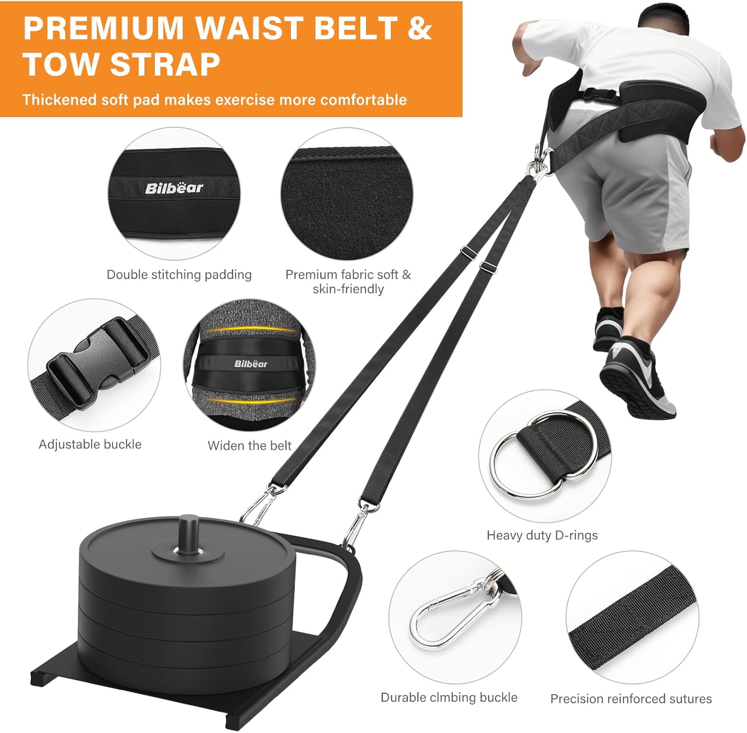 Bilbear Cintura da Tirare a Slitta Regolabile - immagine 5