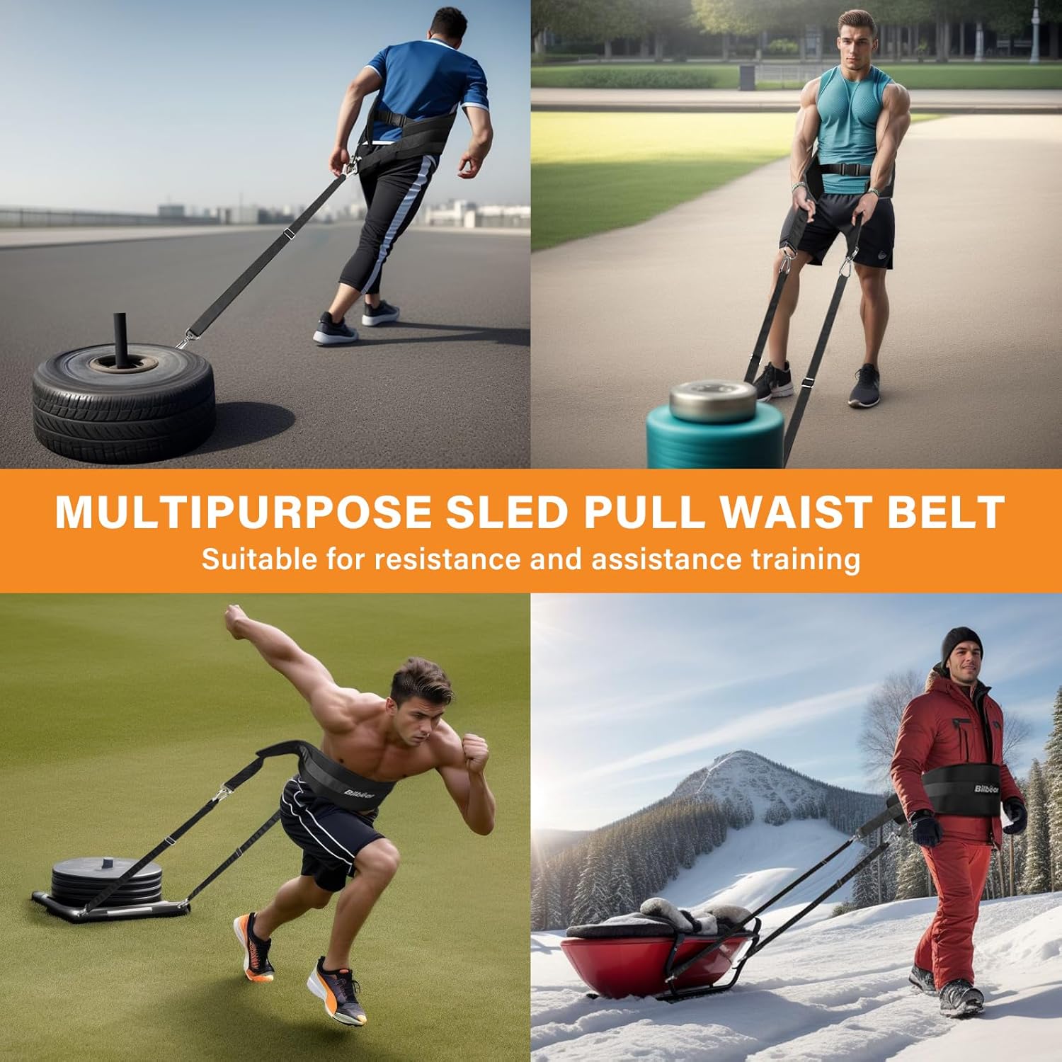 Bilbear Cintura da Tirare a Slitta Regolabile - immagine 7