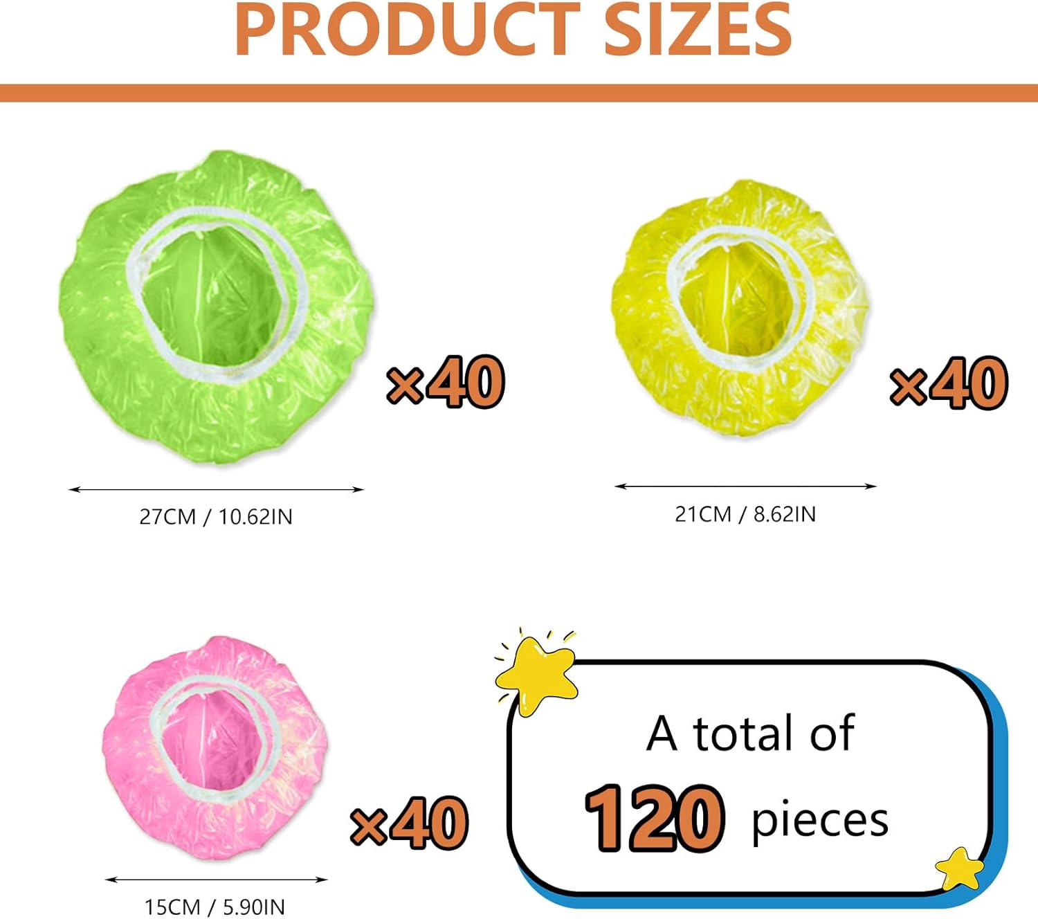 Copertura per Alimenti con Elastico 120 Pezzi - immagine 2