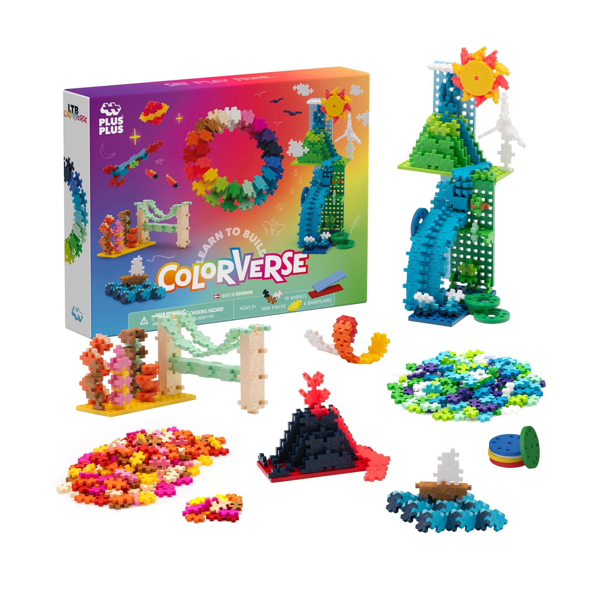 Plus-Plus Learn to Build Colorverse Superset 1016 pezzi