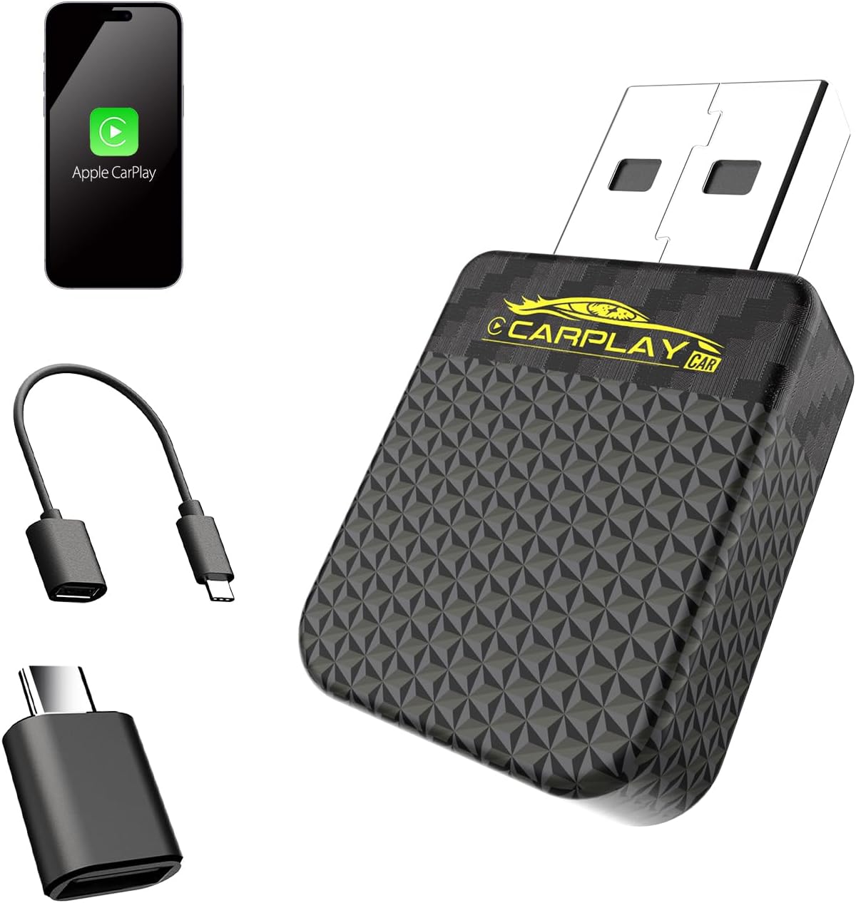 Mini Adattatore Wireless CarPlay per iPhone - immagine 1