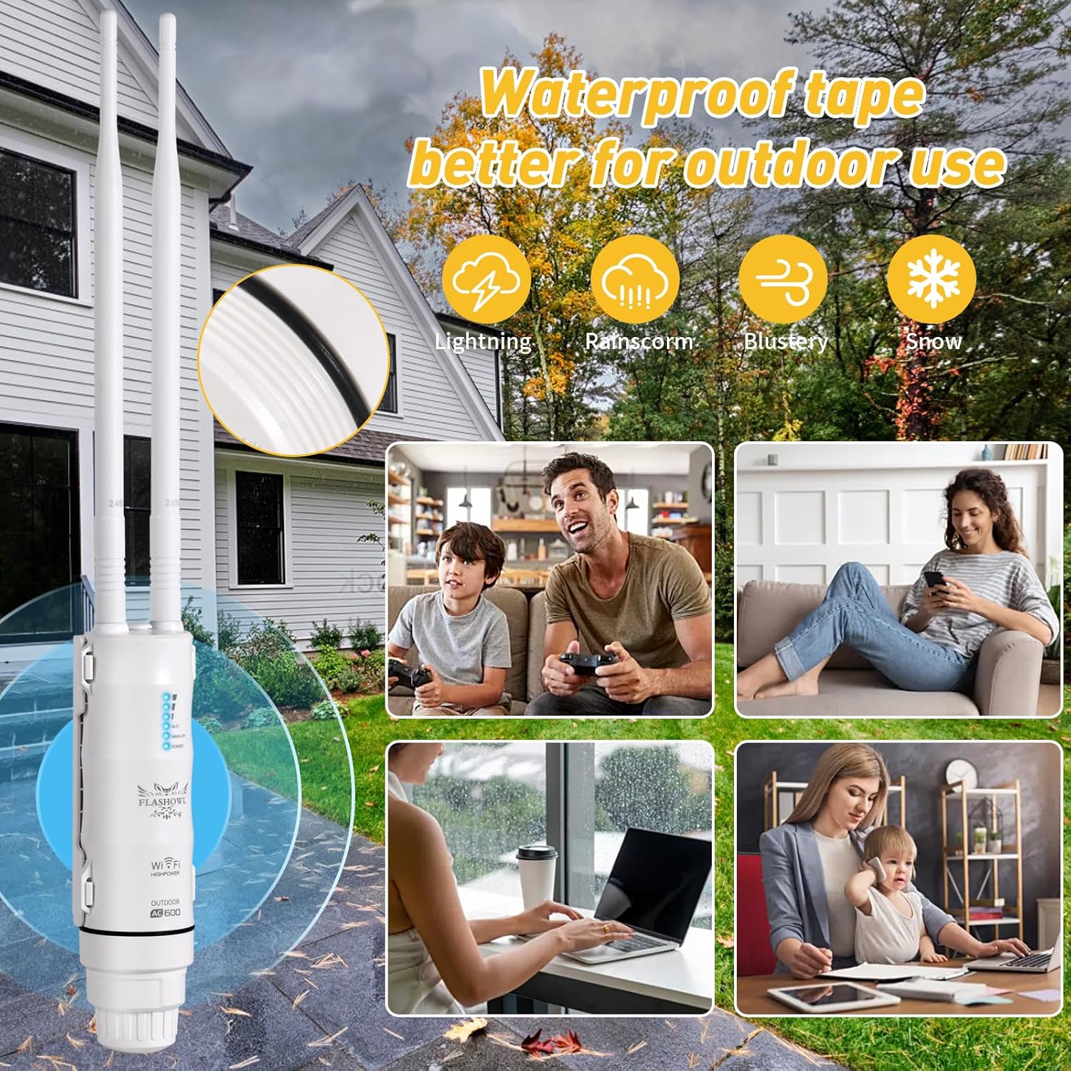 AC600 Wireless Access Point per Esterni - immagine 2