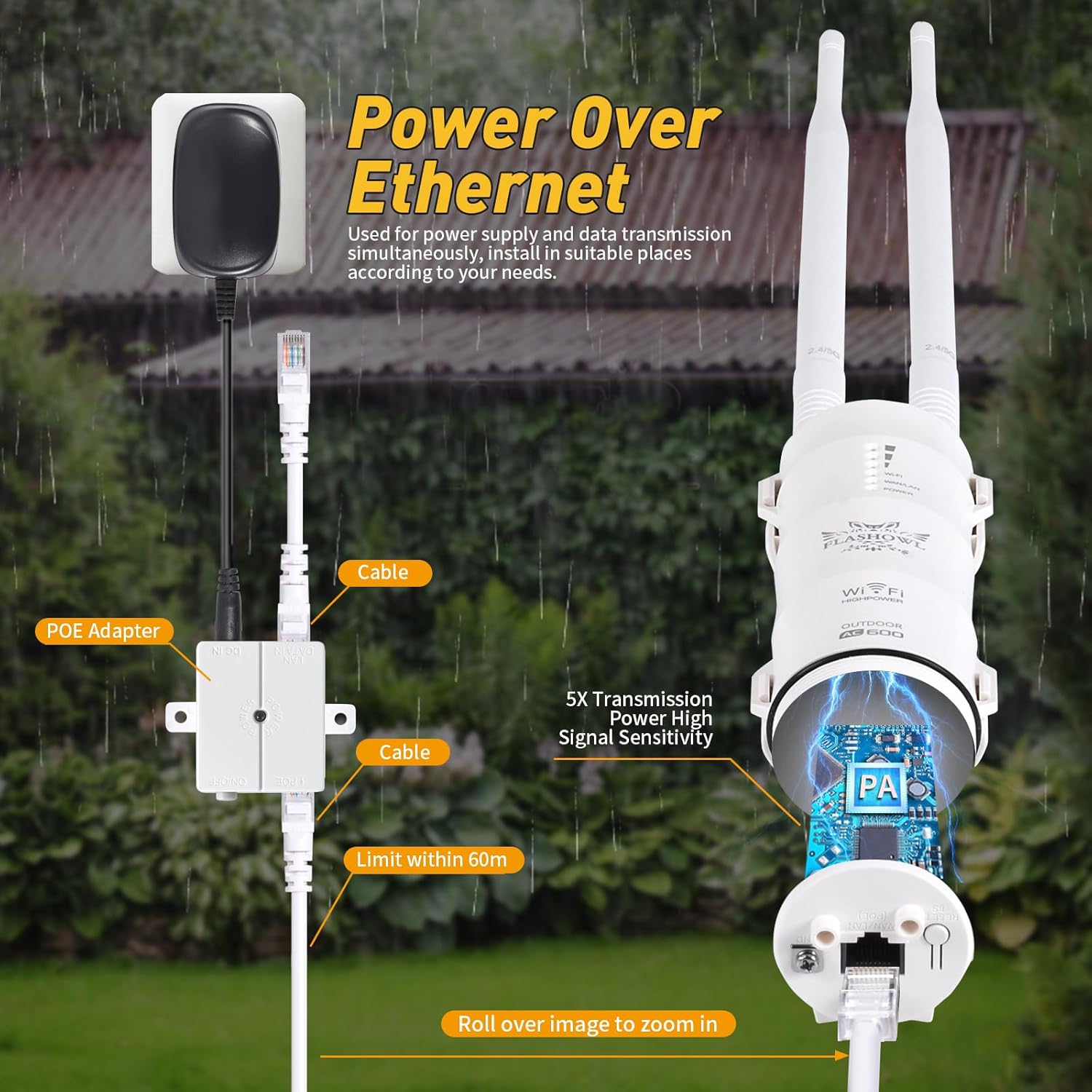 AC600 Wireless Access Point per Esterni - immagine 6