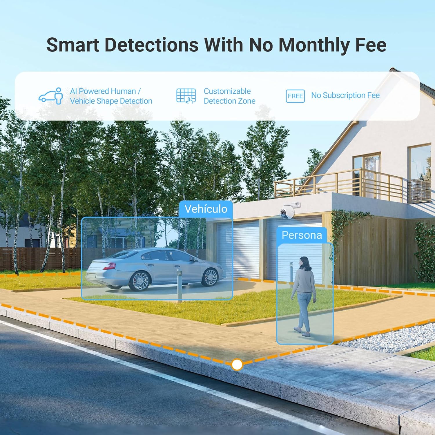 EZVIZ H8x 2K+ Telecamera Wi-Fi Esterno Motorizzata - immagine 1