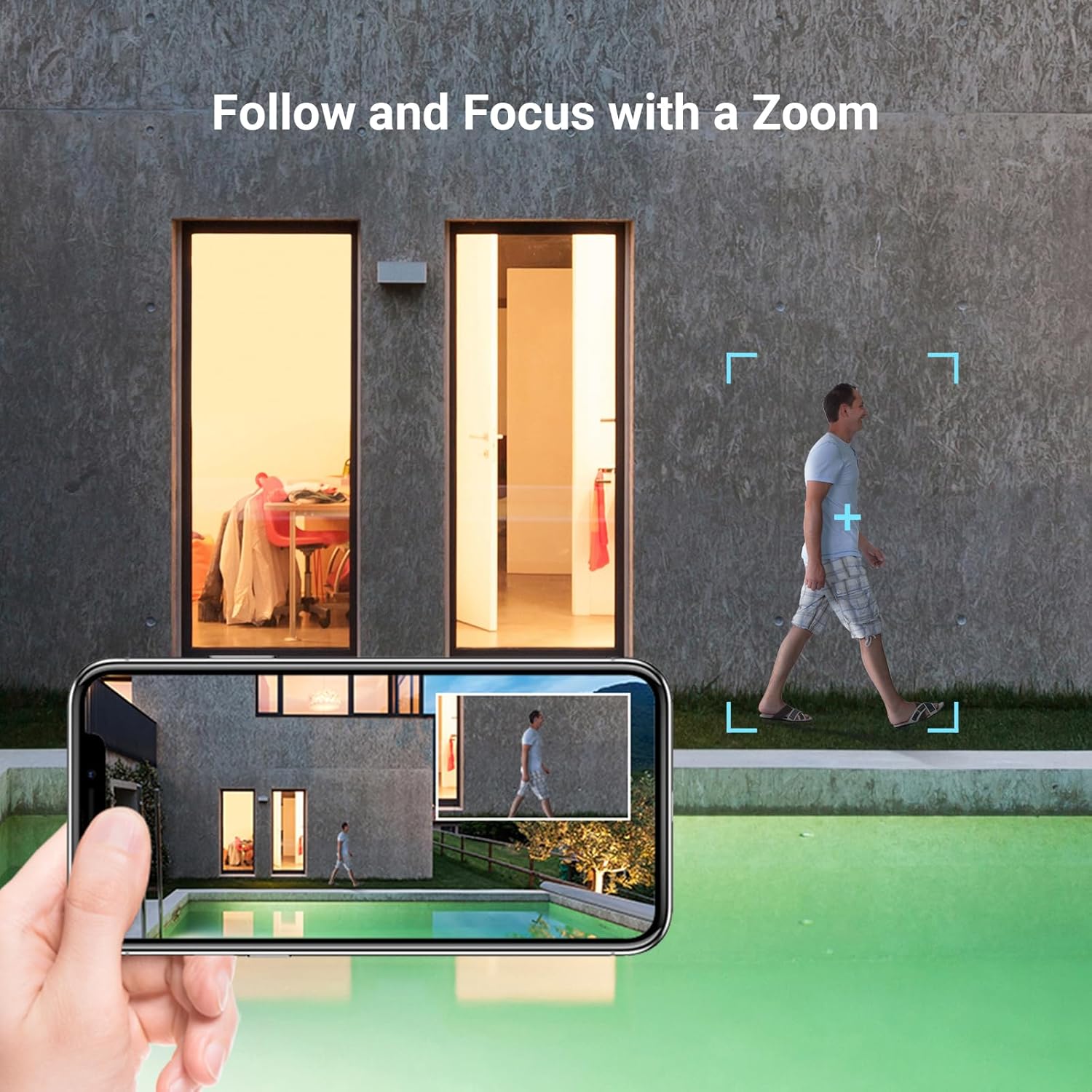 EZVIZ H8x 2K+ Telecamera Wi-Fi Esterno Motorizzata - immagine 5