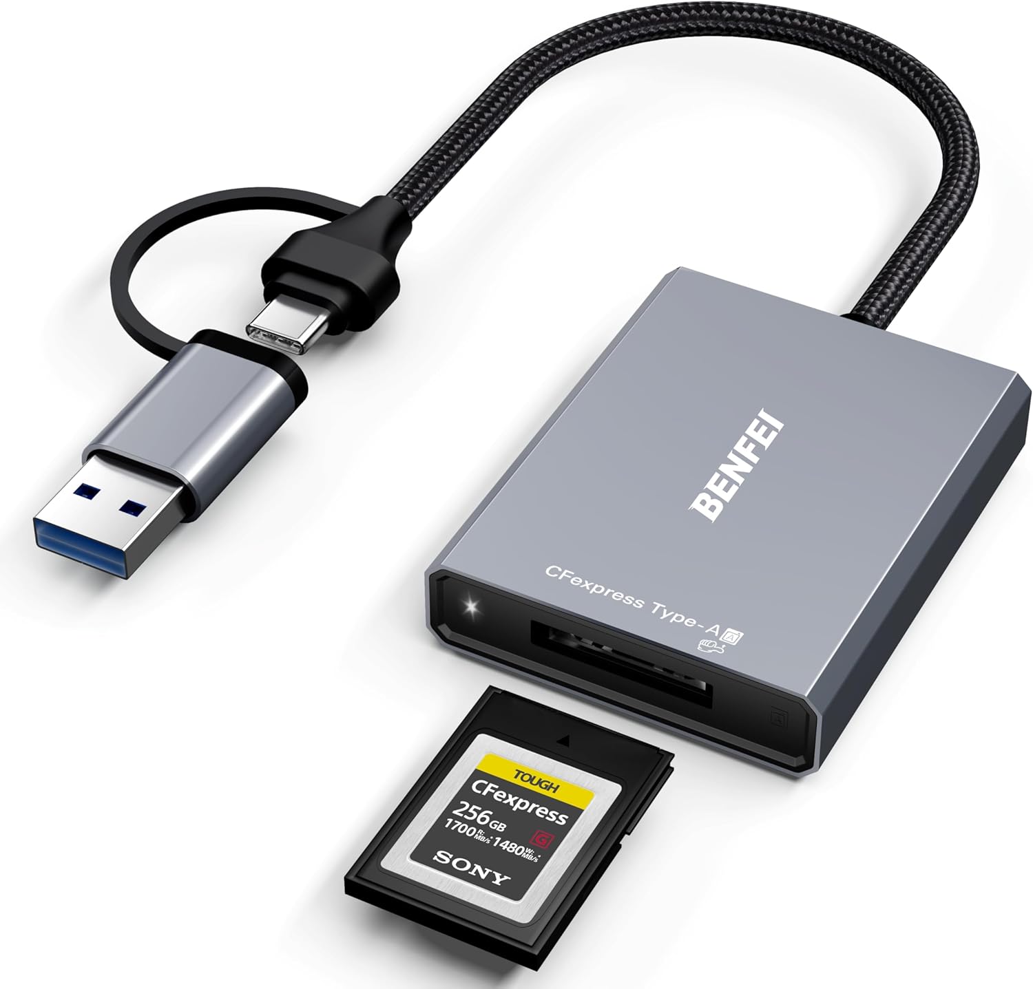 Benfei Lettore Schede CFexpress Tipo A USB 3.2 Gen 2 - immagine 1