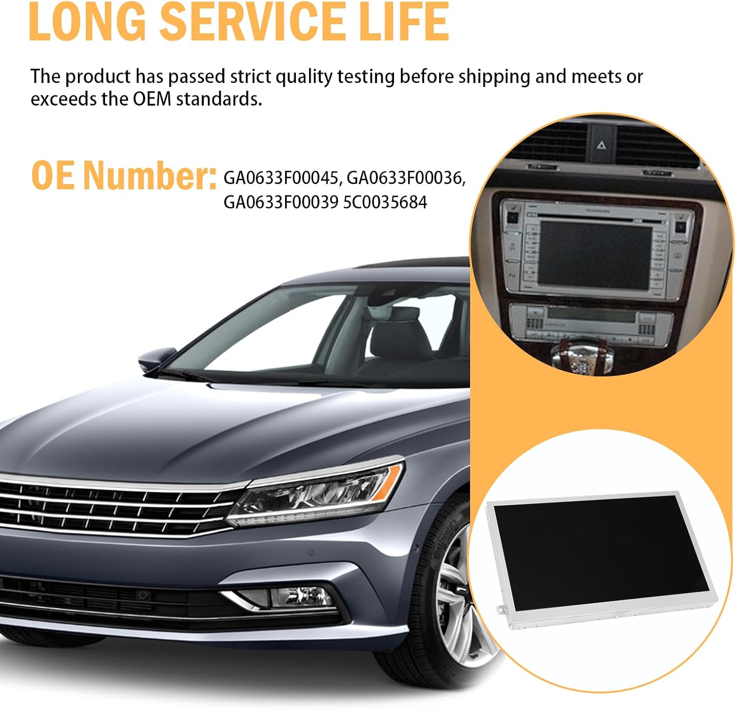 Taesayl Schermo Touch Screen LCD per Auto - immagine 5