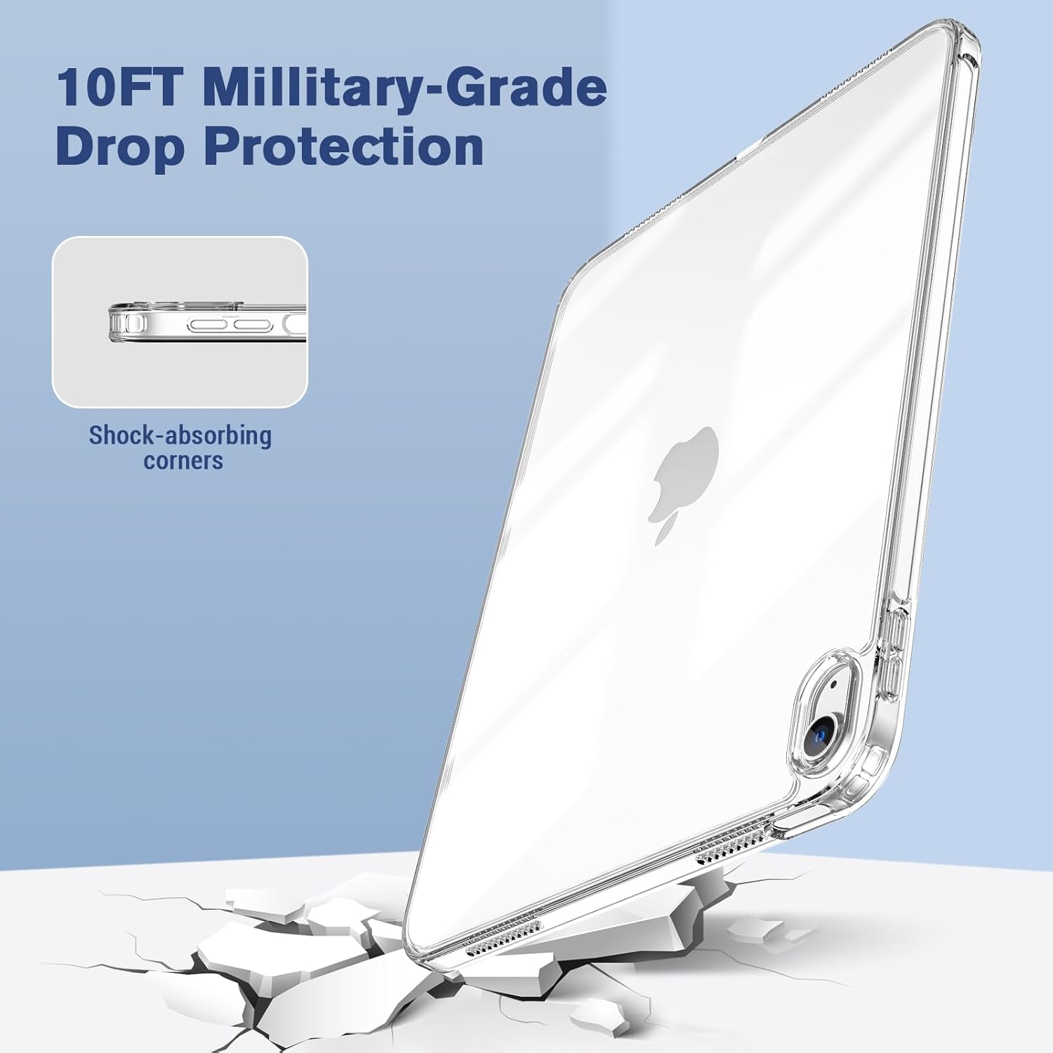 Procase Custodia Trasparente per iPad 11 Gen / 10 Gen - immagine 7