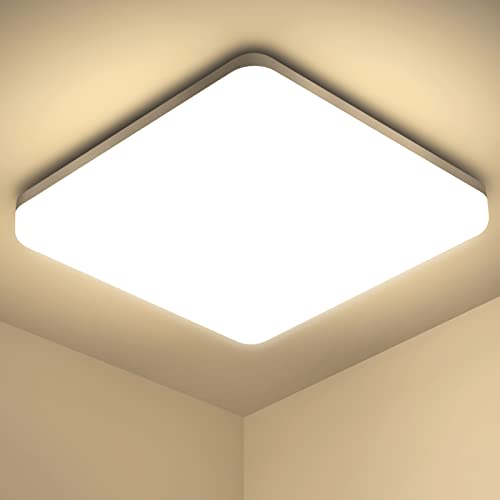 Plafoniera LED Soffitto Quadrata 20W 4000K 2000LM - immagine 1