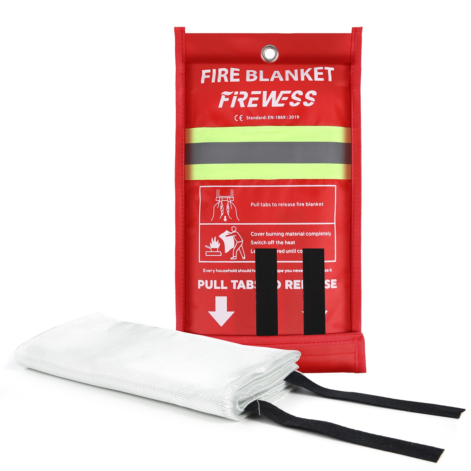 Coperta Antincendio di Emergenza 100x100 cm