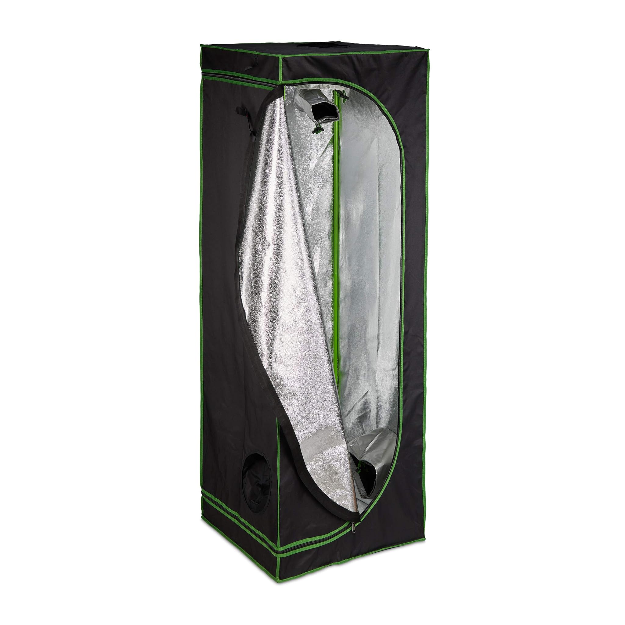 Relaxdays Grow Tent - Armadio Box Coltivazione 180x60x60 cm