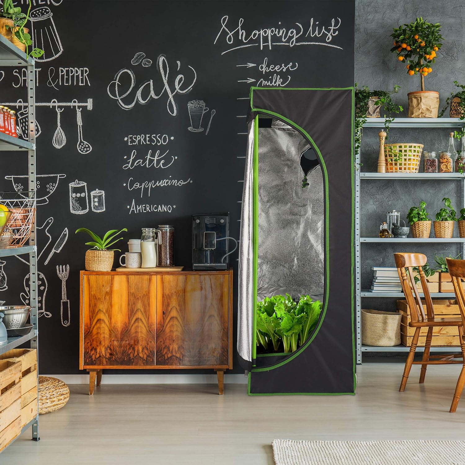 Relaxdays Grow Tent - Armadio Box Coltivazione 180x60x60 cm - immagine 2