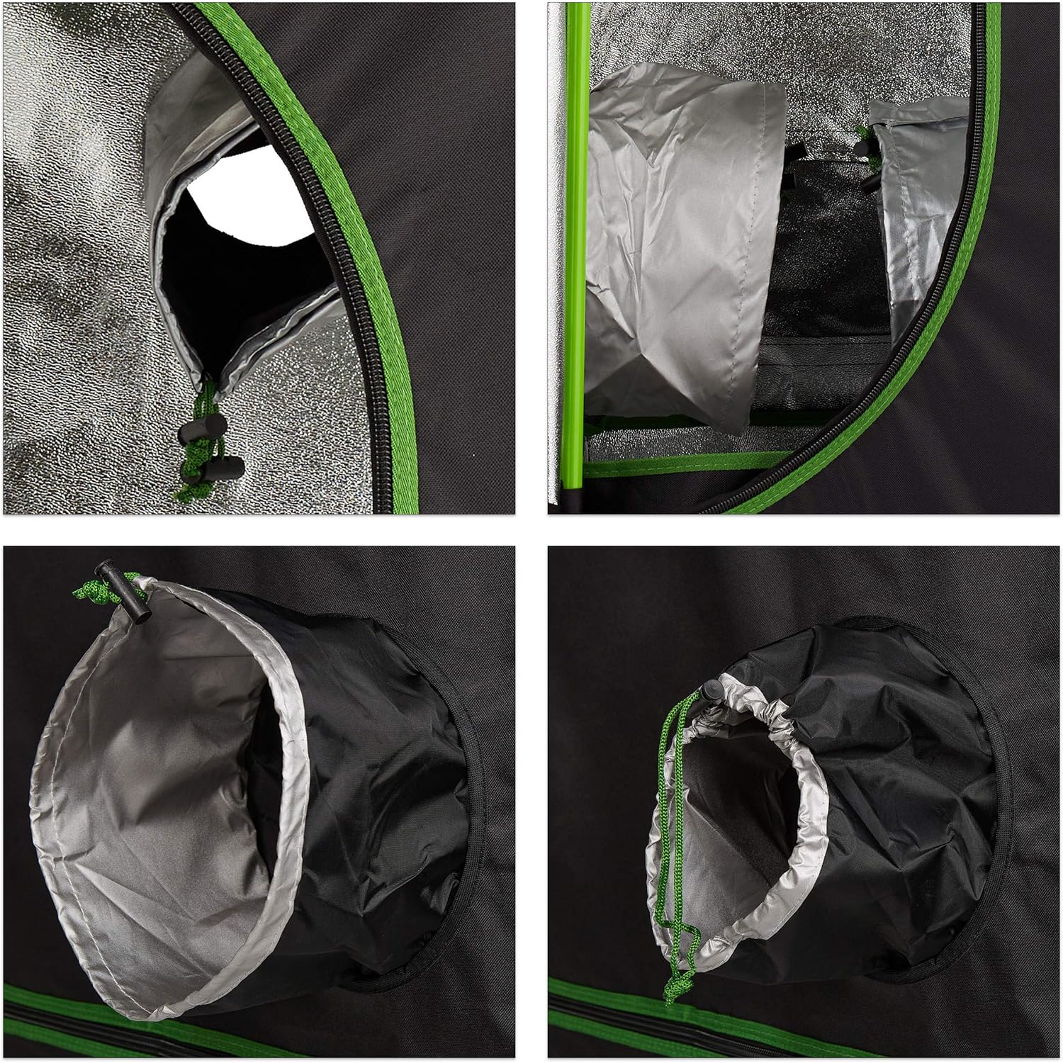 Relaxdays Grow Tent - Armadio Box Coltivazione 180x60x60 cm - immagine 7