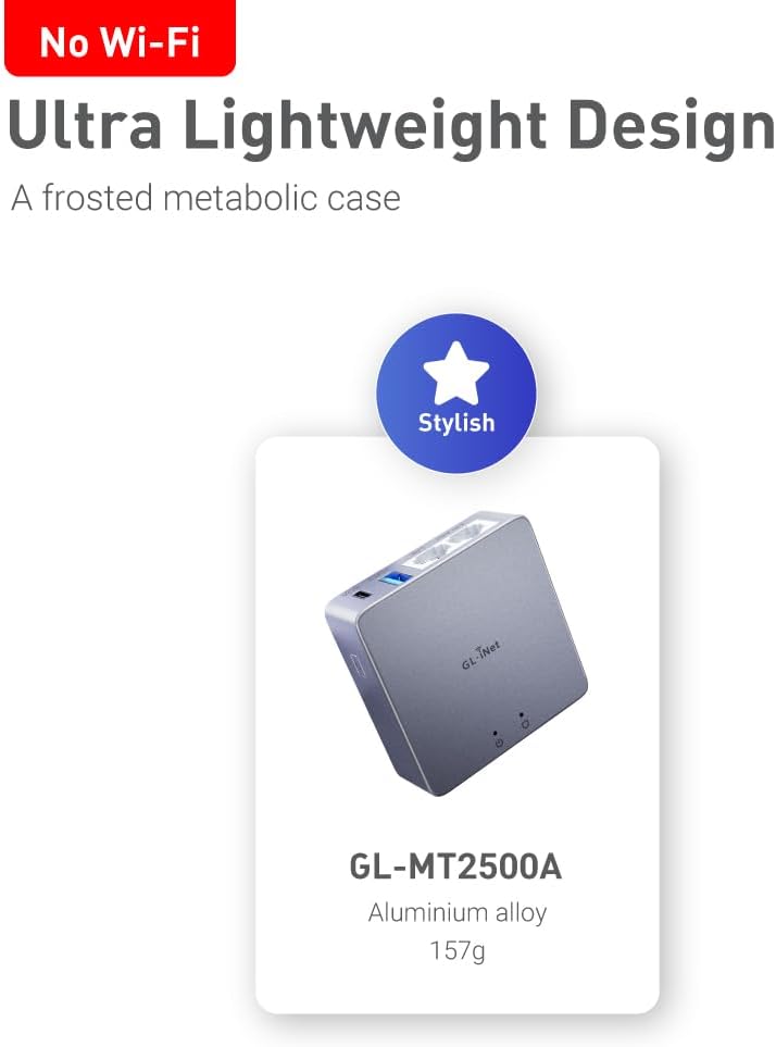 Gl.inet MT2500A (Brume 2) Mini Gateway VPN - immagine 5