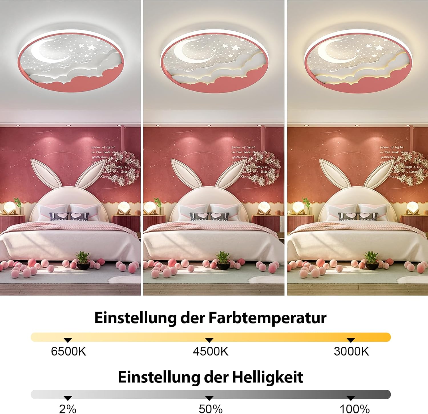 Lampada da Soffitto LED per Bambini - Stelle e Luna - immagine 7