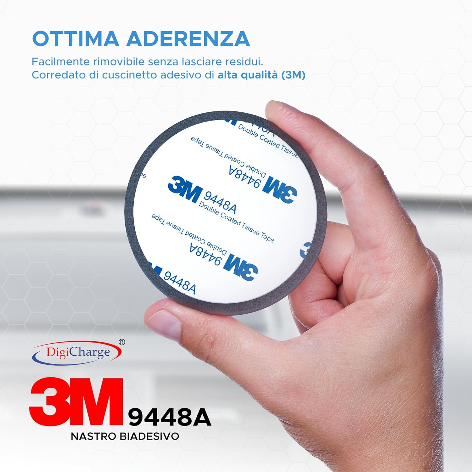 Dischi Adesivi per Cruscotto TomTom e Garmin - immagine 4