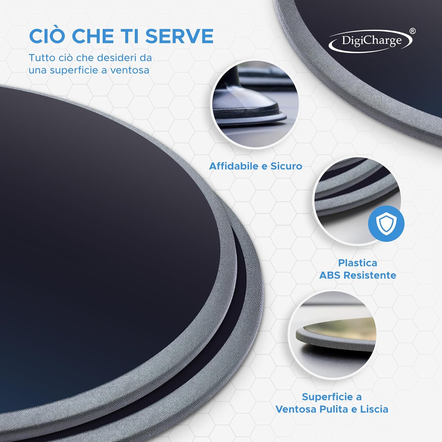 Dischi Adesivi per Cruscotto TomTom e Garmin - immagine 5