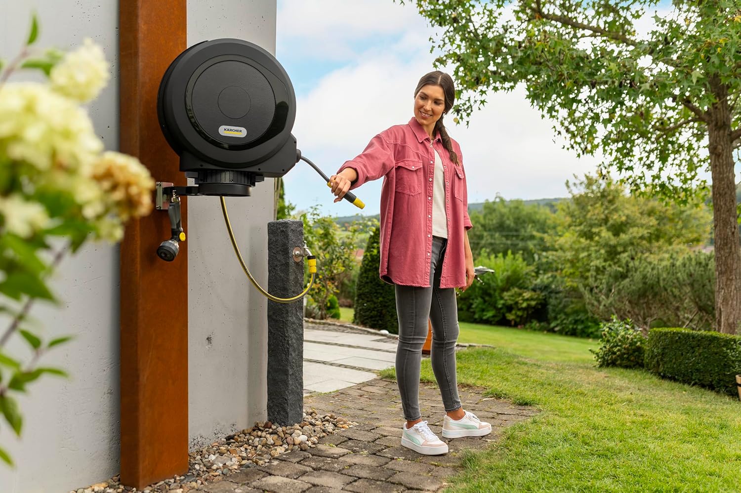 Kärcher Tubo Flessibile HBX 5.35 Automatic 35m, Nero - immagine 4