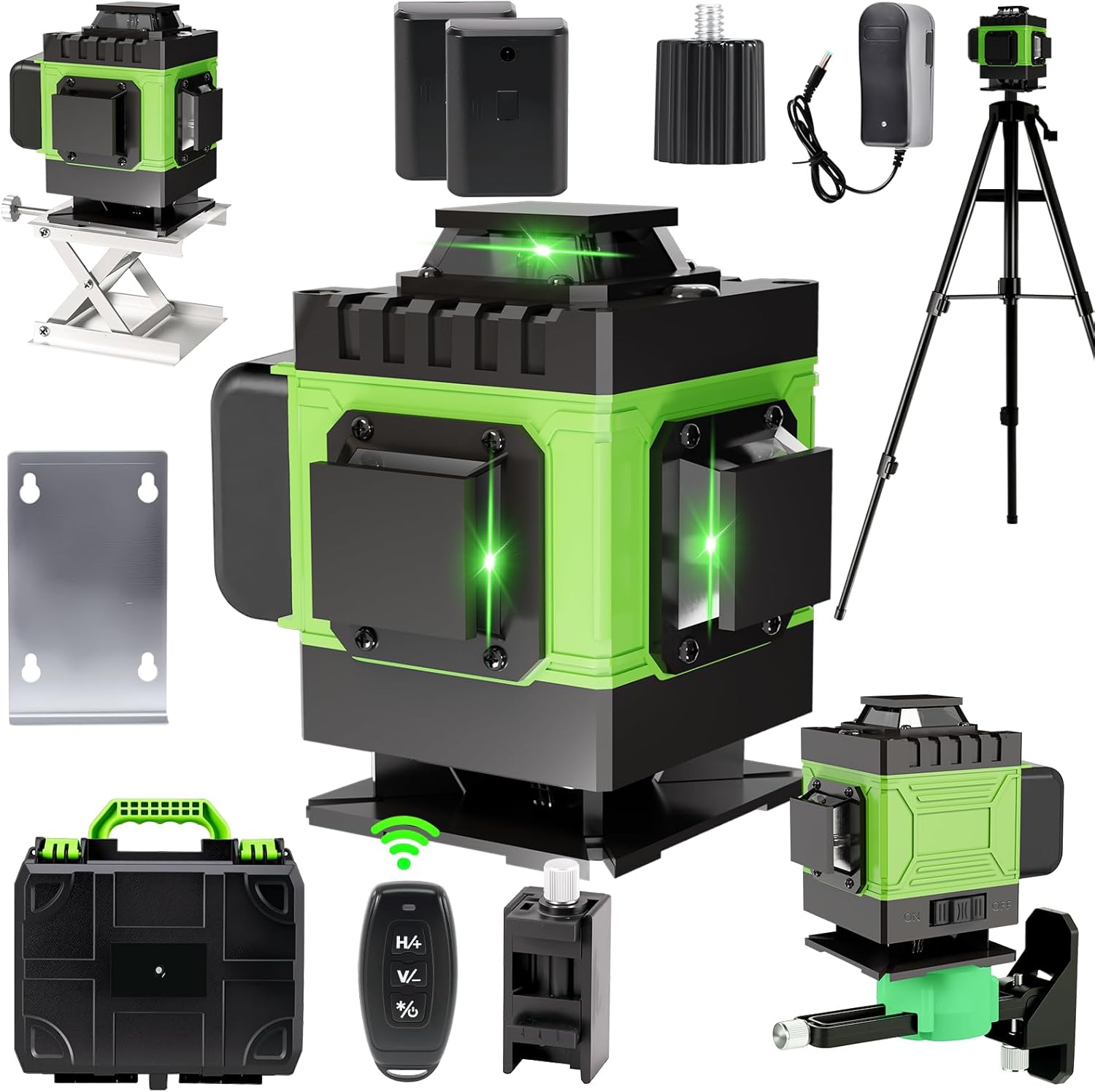 Livella Laser 16 Linee Autolivellante 360° con Treppiede