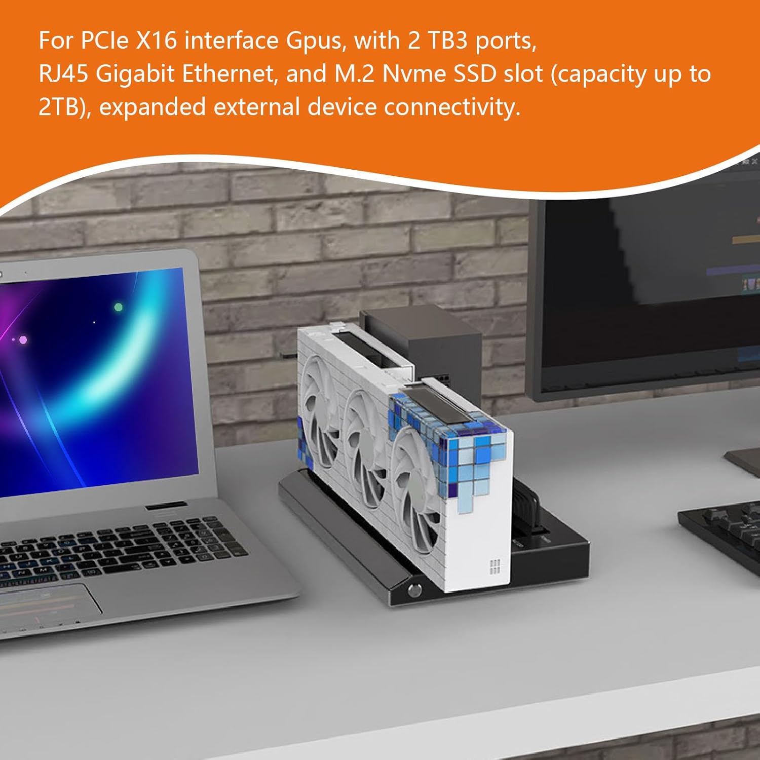 Dock Station GPU in Lega di Alluminio USB 4.0 40 Gbps - immagine 3