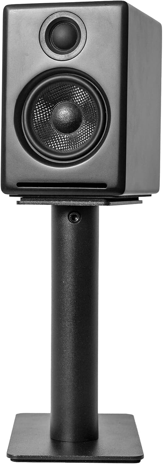 Kanto SP9 Universal Desktop Speaker Stand - 9 Inch - 2 Pack - Acciaio (Black) - immagine 4