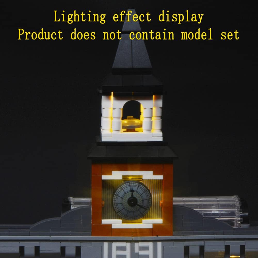 GEAMENT Luci LED Compatibili con LEGO Town Hall - immagine 6