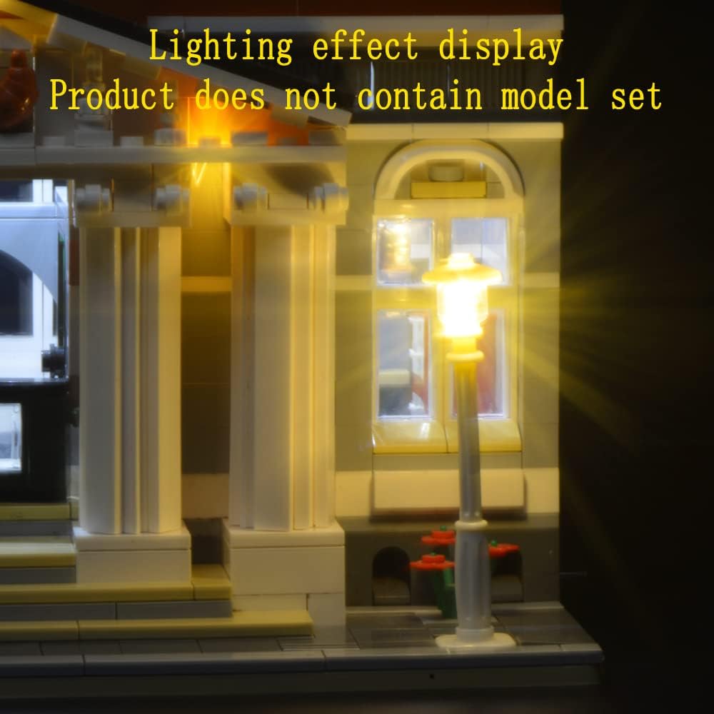 GEAMENT Luci LED Compatibili con LEGO Town Hall - immagine 7