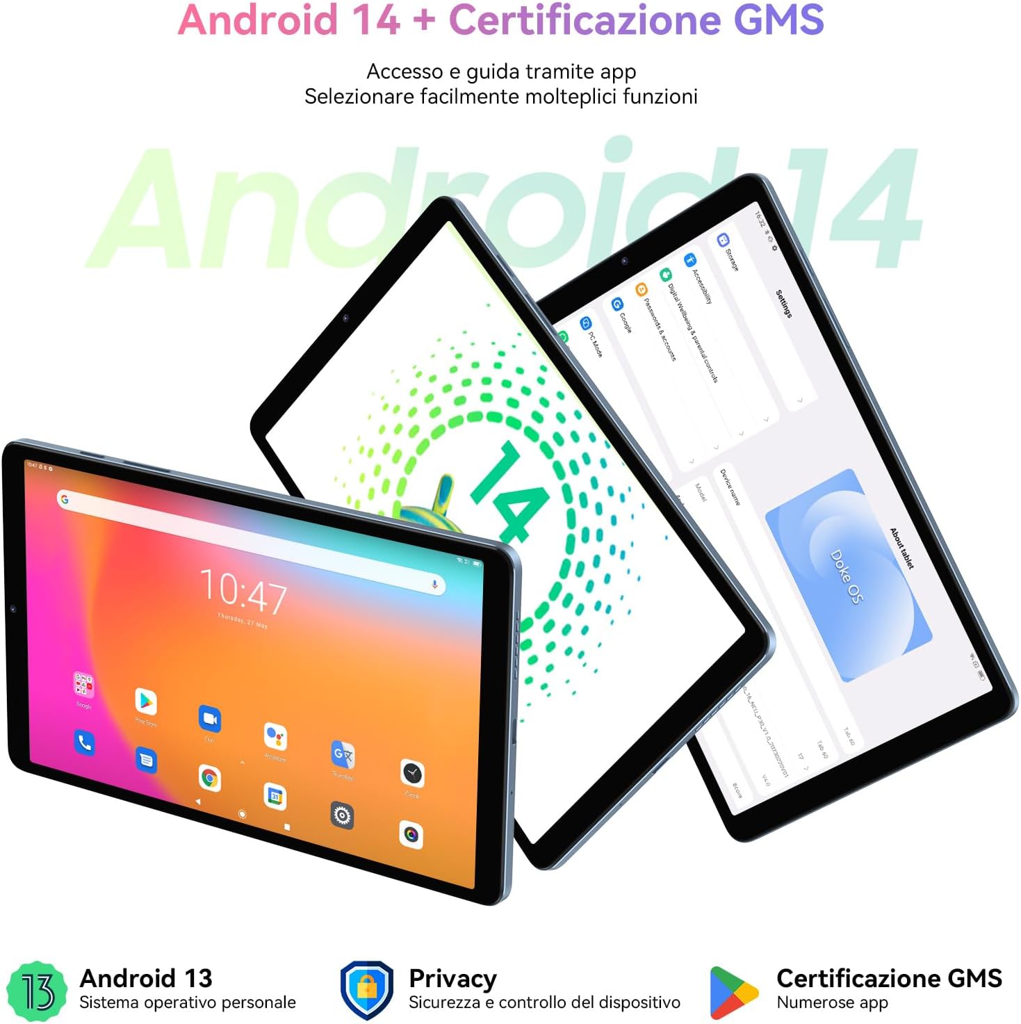 Blackview Tab 60 - Tablet Android 14 4G LTE 8.68 Pollici - immagine 5