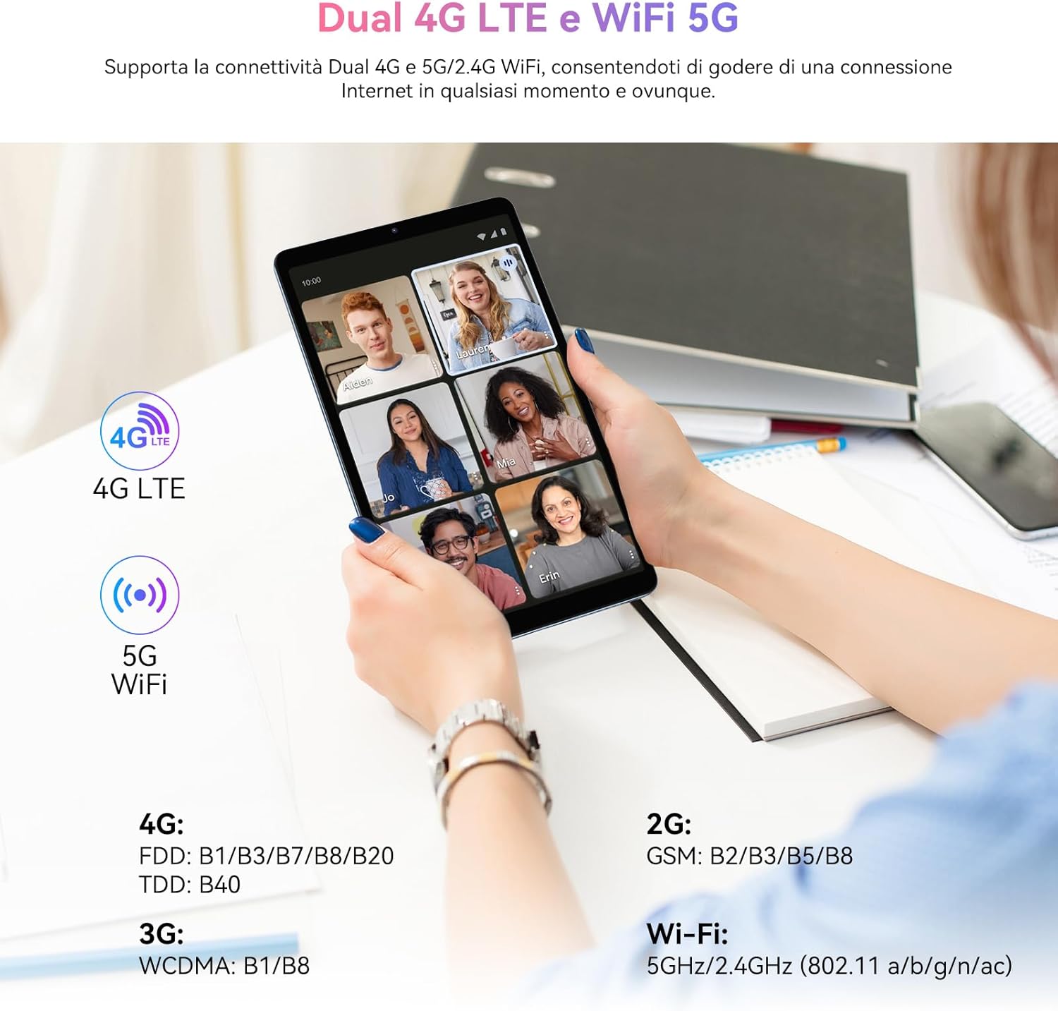 Blackview Tab 60 - Tablet Android 14 4G LTE 8.68 Pollici - immagine 7