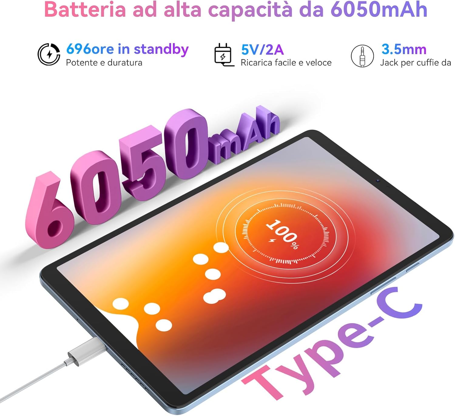 Blackview Tab 60 - Tablet Android 14 4G LTE 8.68 Pollici - immagine 8