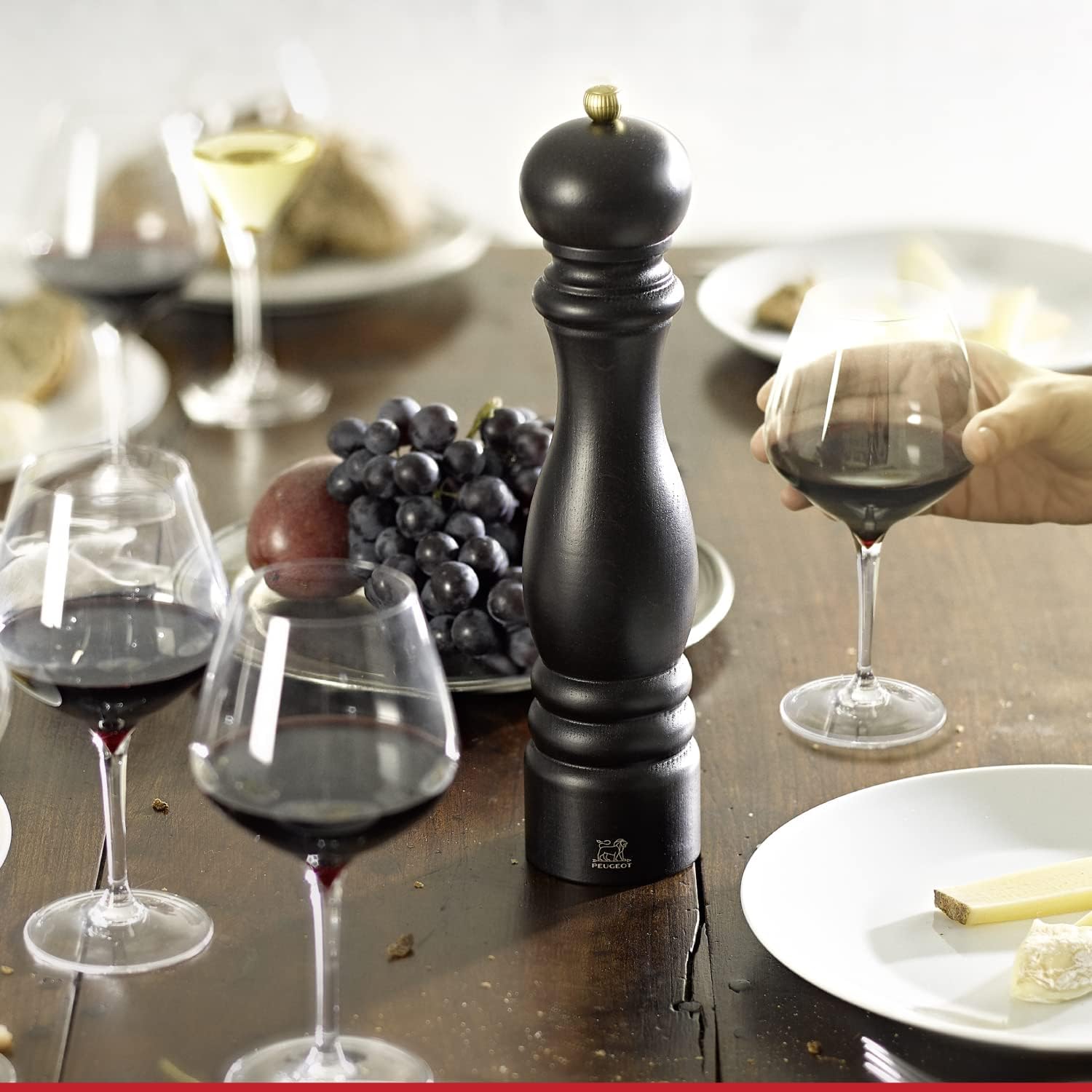 Peugeot Legno Scuro Pepper Mill Macina Pepe 178mm - immagine 5