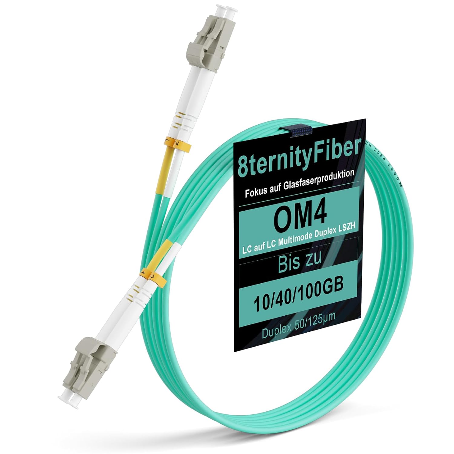 8ternityfiber OM4 Multimode LC su LC 50M/164FT - immagine 1
