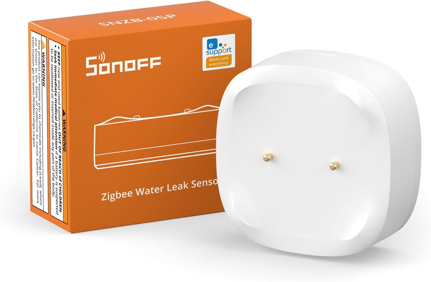 Sonoff SNZB-05P Zigbee Rilevatore di Acqua Smart Home - immagine 1