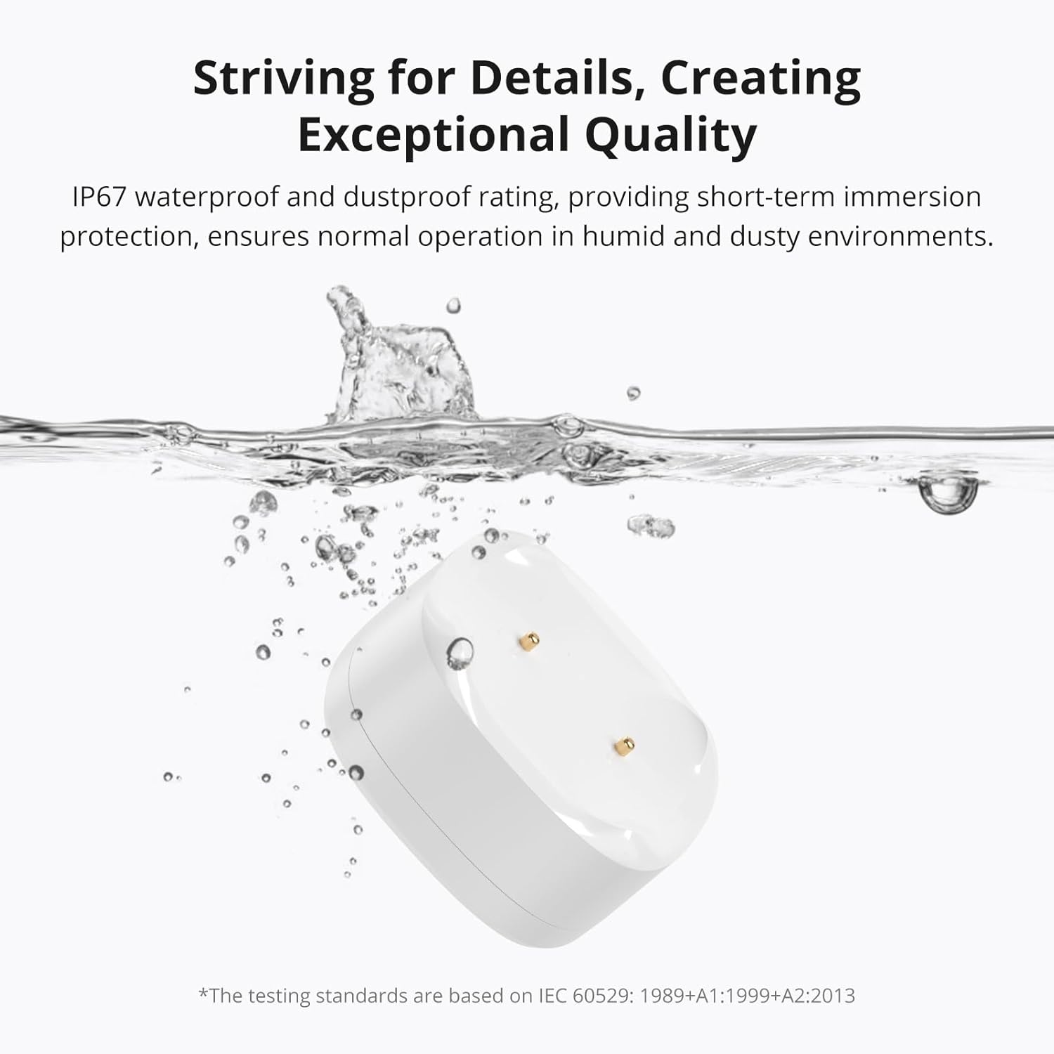 Sonoff SNZB-05P Zigbee Rilevatore di Acqua Smart Home - immagine 6