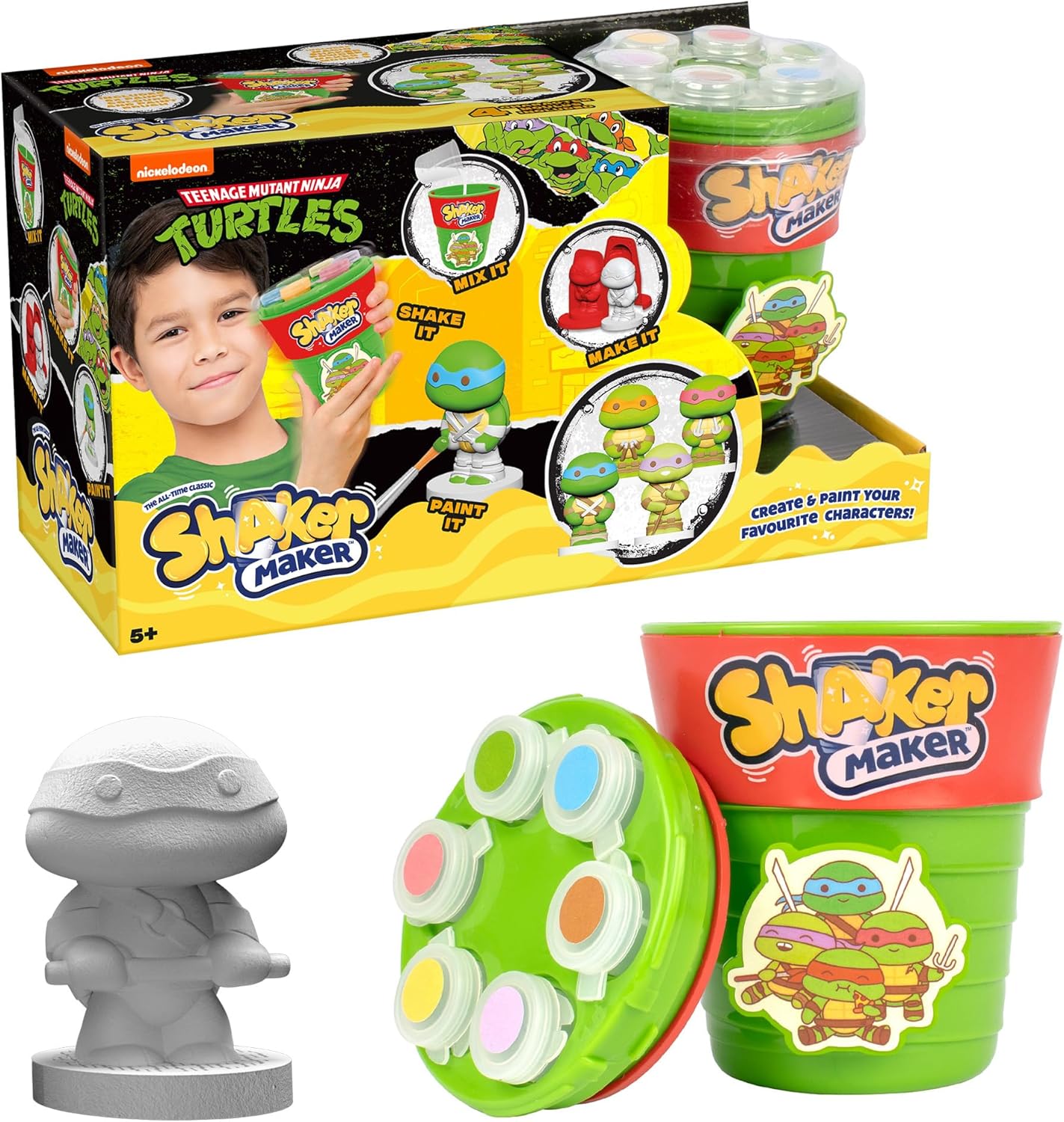 Shaker Maker - Polvere Creazione Personaggi Tartarughe Ninja - immagine 1