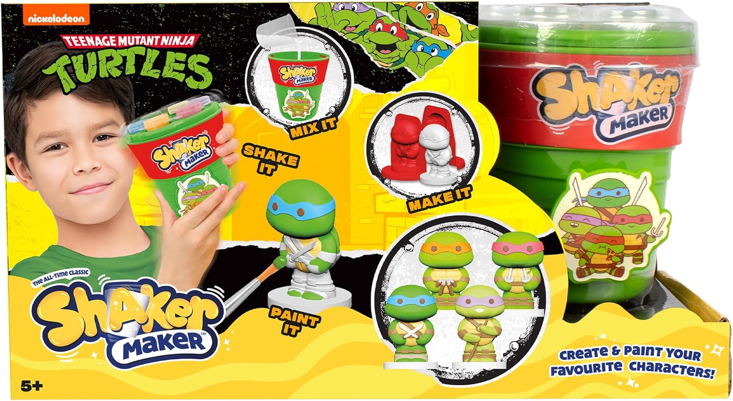 Shaker Maker - Polvere Creazione Personaggi Tartarughe Ninja - immagine 3