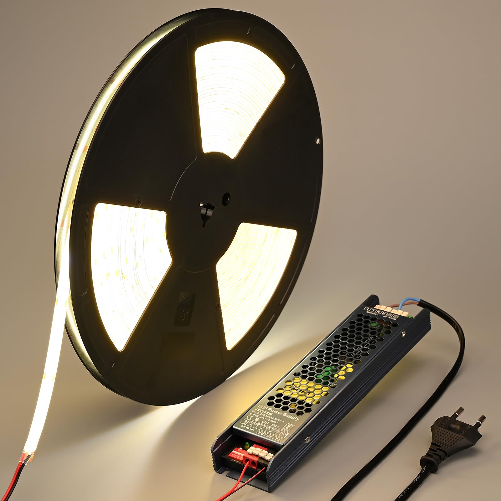 Benlun Striscia LED COB 48V 20 Metri 4000K