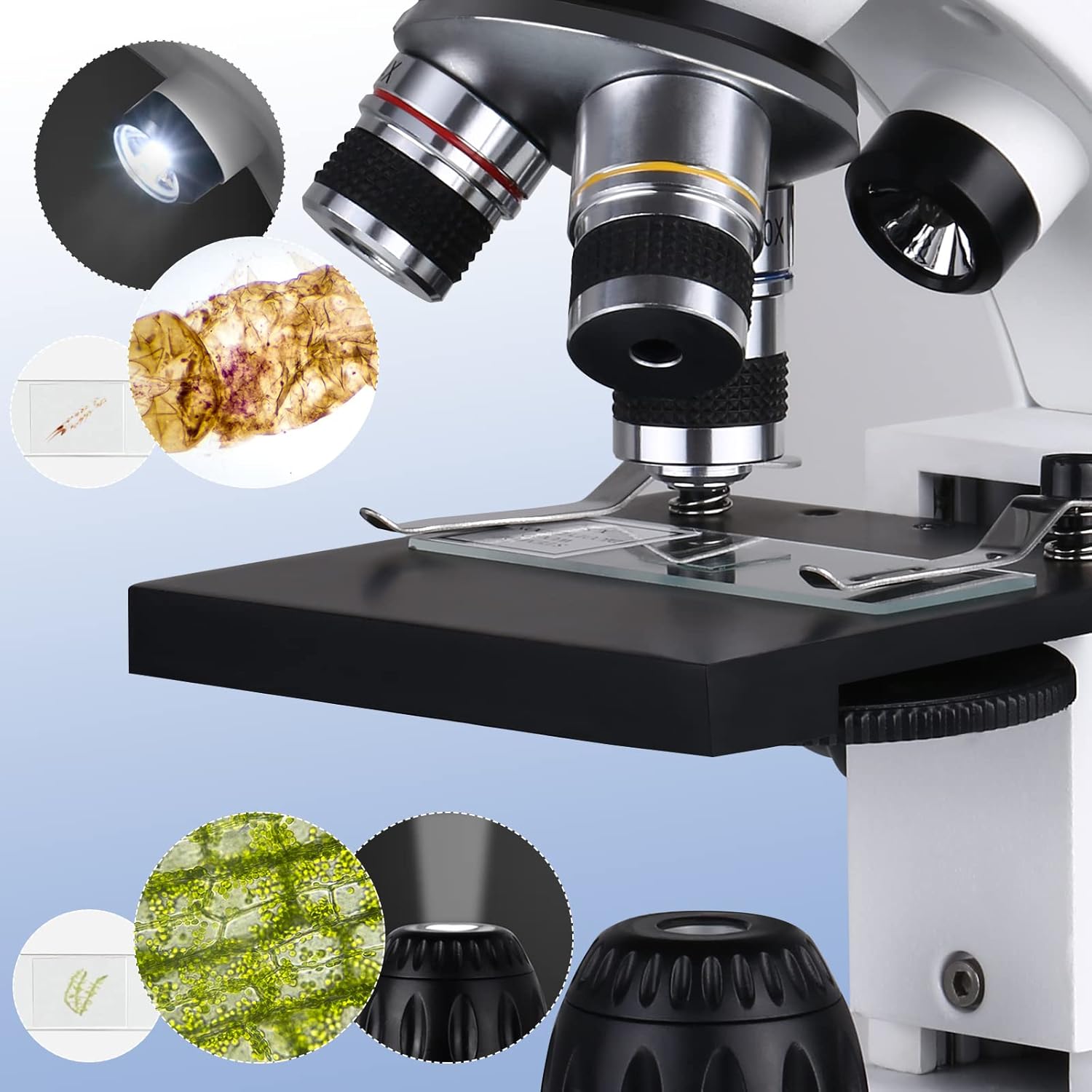 Microscopio Biologico Monoculare 40-1000X - immagine 3