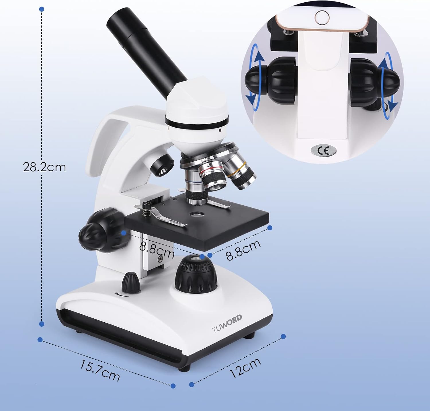 Microscopio Biologico Monoculare 40-1000X - immagine 4