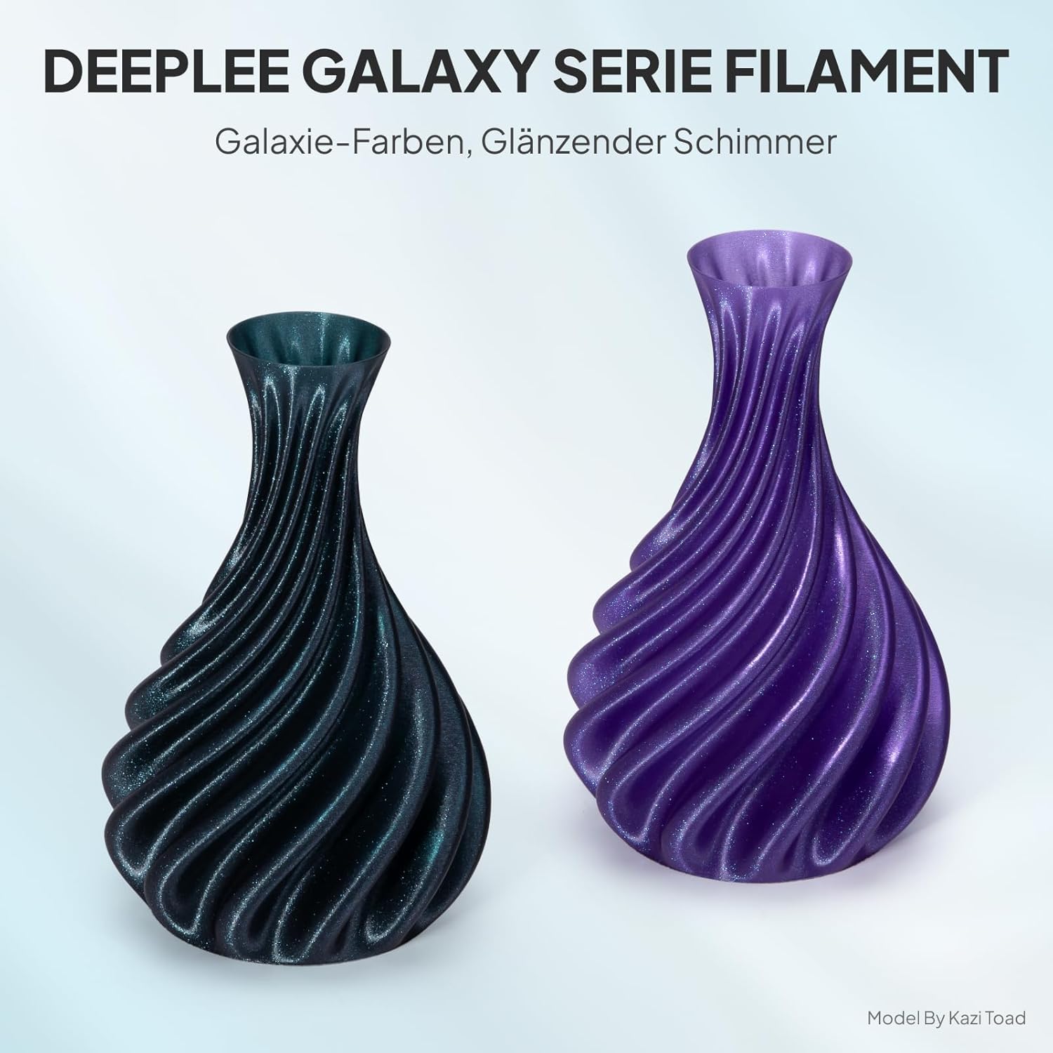 DEEPLEE Silk PLA 1,75 mm Galaxie Lilla 3 KG - immagine 3