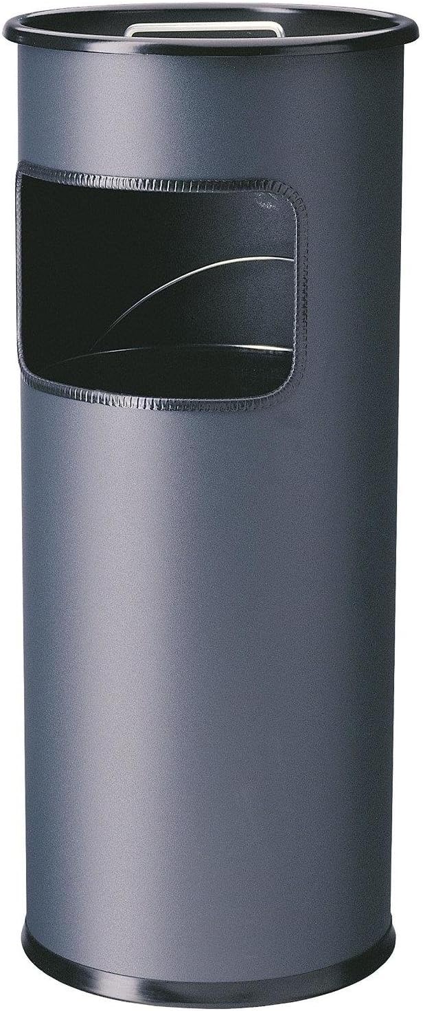 Durable 333058 Posacenere a Colonna con Cestino 17lt, Antracite - immagine 1