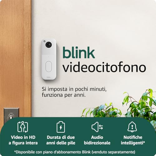 Nuovo Sistema Videocitofonico Blink HD (Bianco)