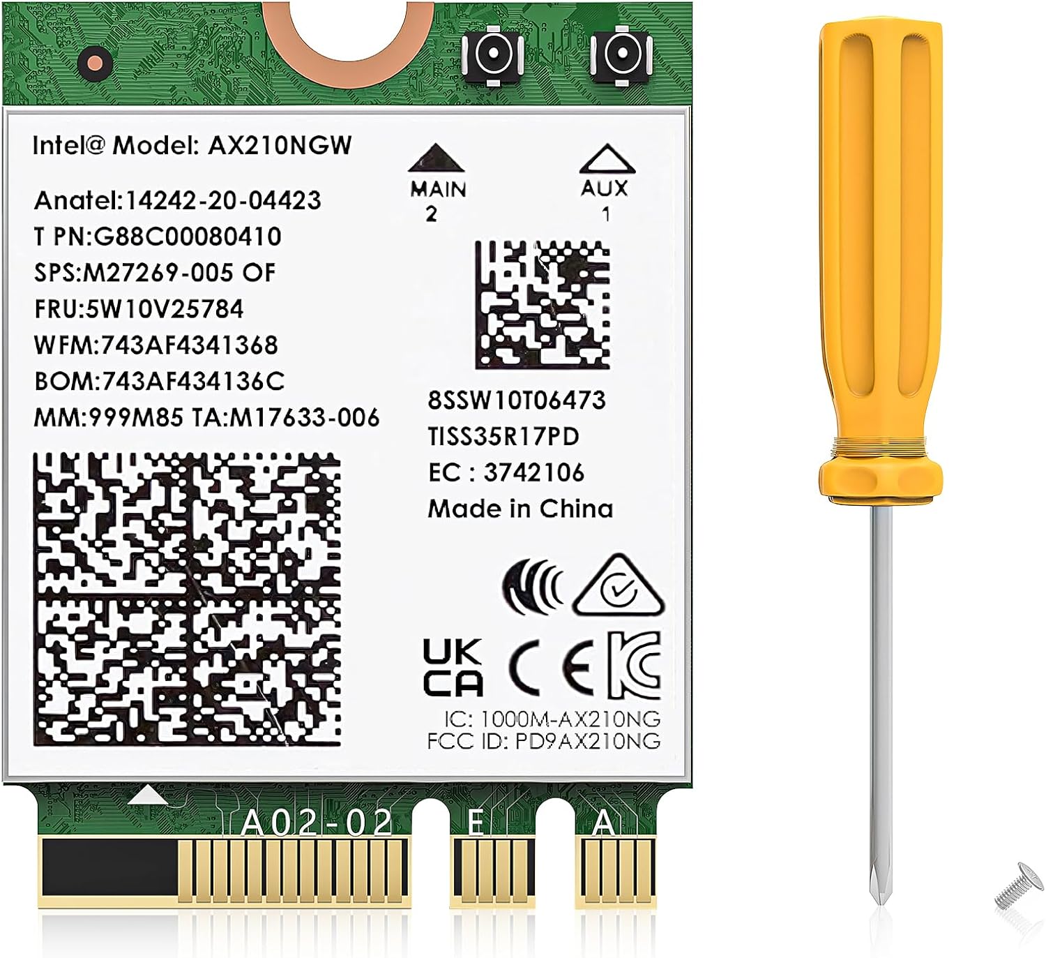 Wavlink WiFi 6E AX210 Scheda Modulo Wireless M.2/NGFF - immagine 1