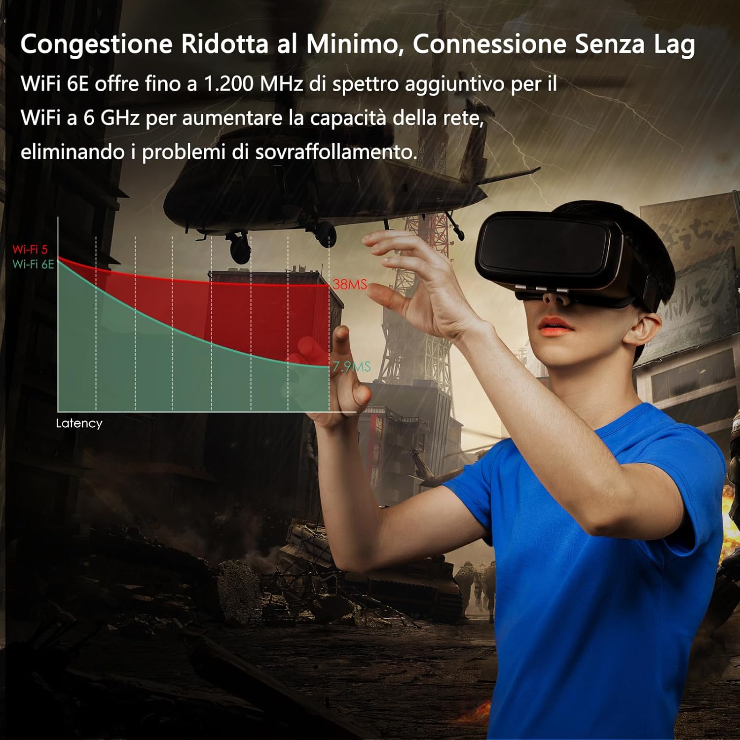 Wavlink WiFi 6E AX210 Scheda Modulo Wireless M.2/NGFF - immagine 4