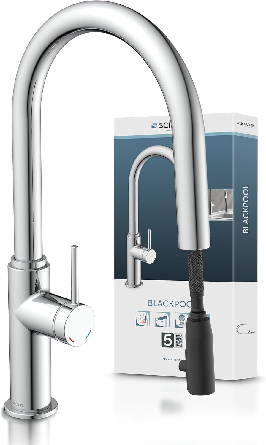 Schütte Blackpool 79516 - Rubinetto Cucina Cromato - immagine 1