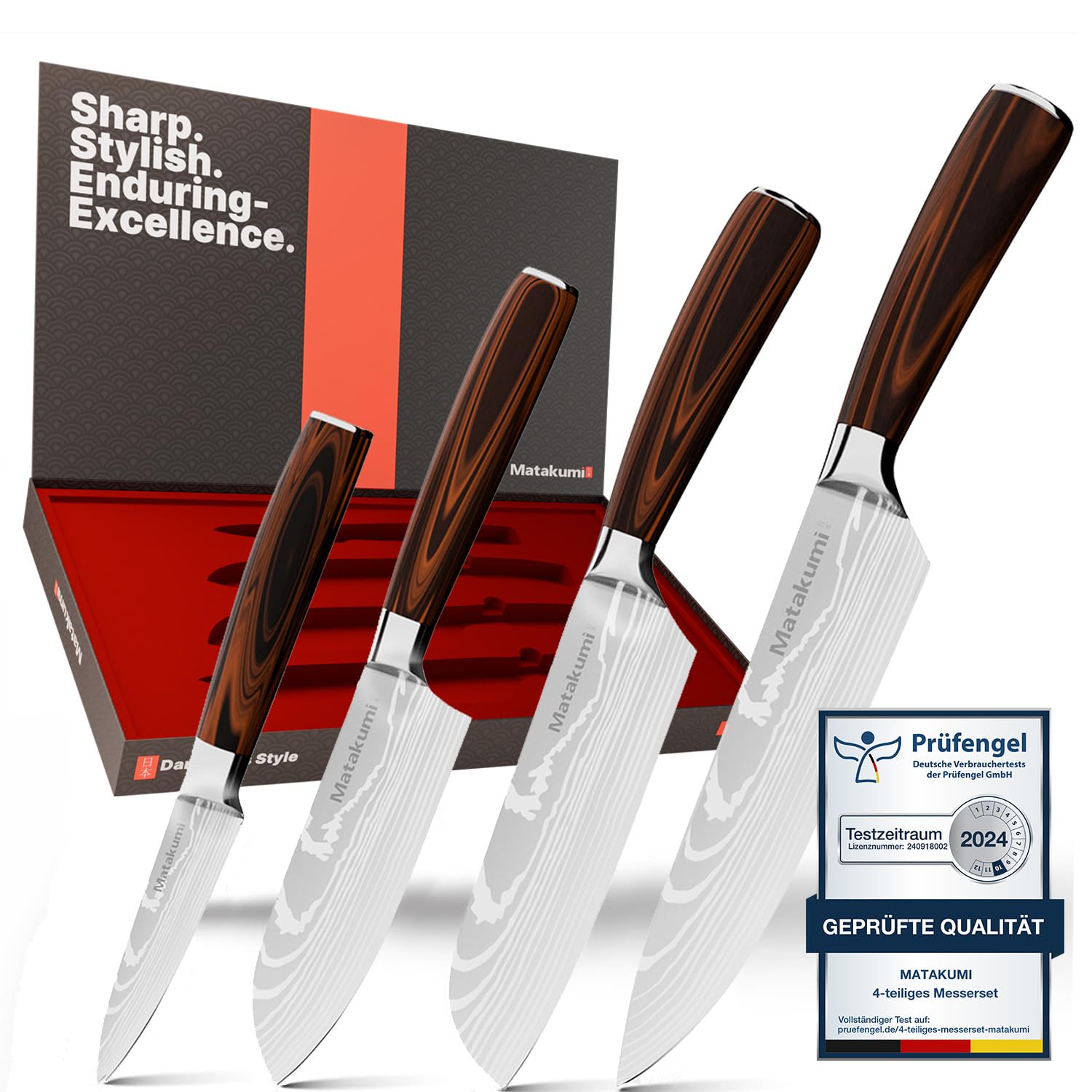 Matakumi Set Coltelli da Cucina Stile Giapponese