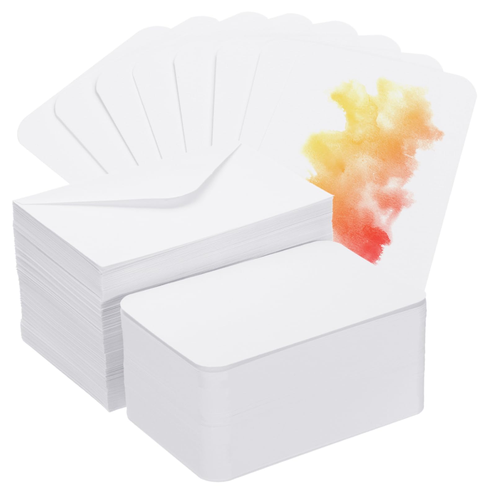 Patikil 200 Sets Carta Acquerello 140lb/300 GSM con Buste