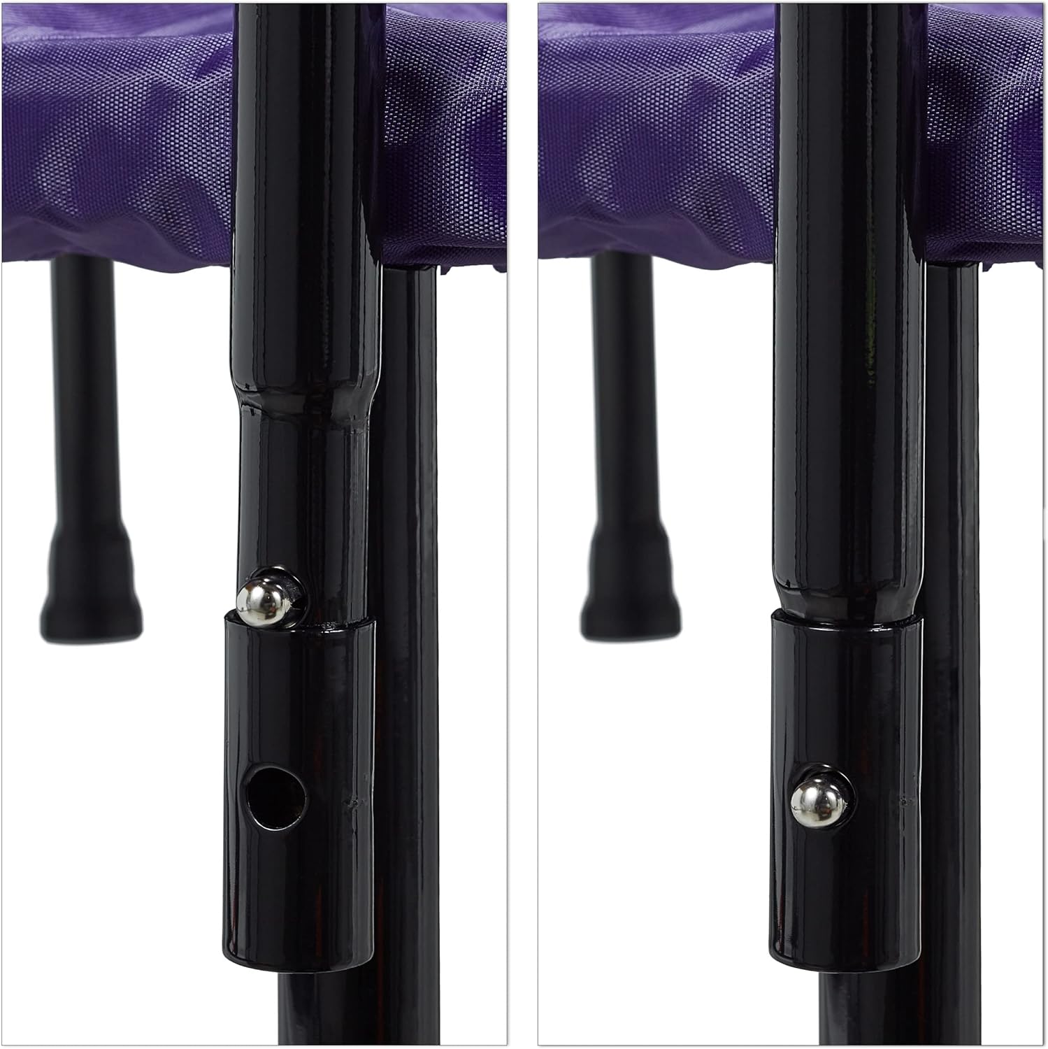 Relaxdays Trampolino Pieghevole con Barra Stabilizzatrice - immagine 6