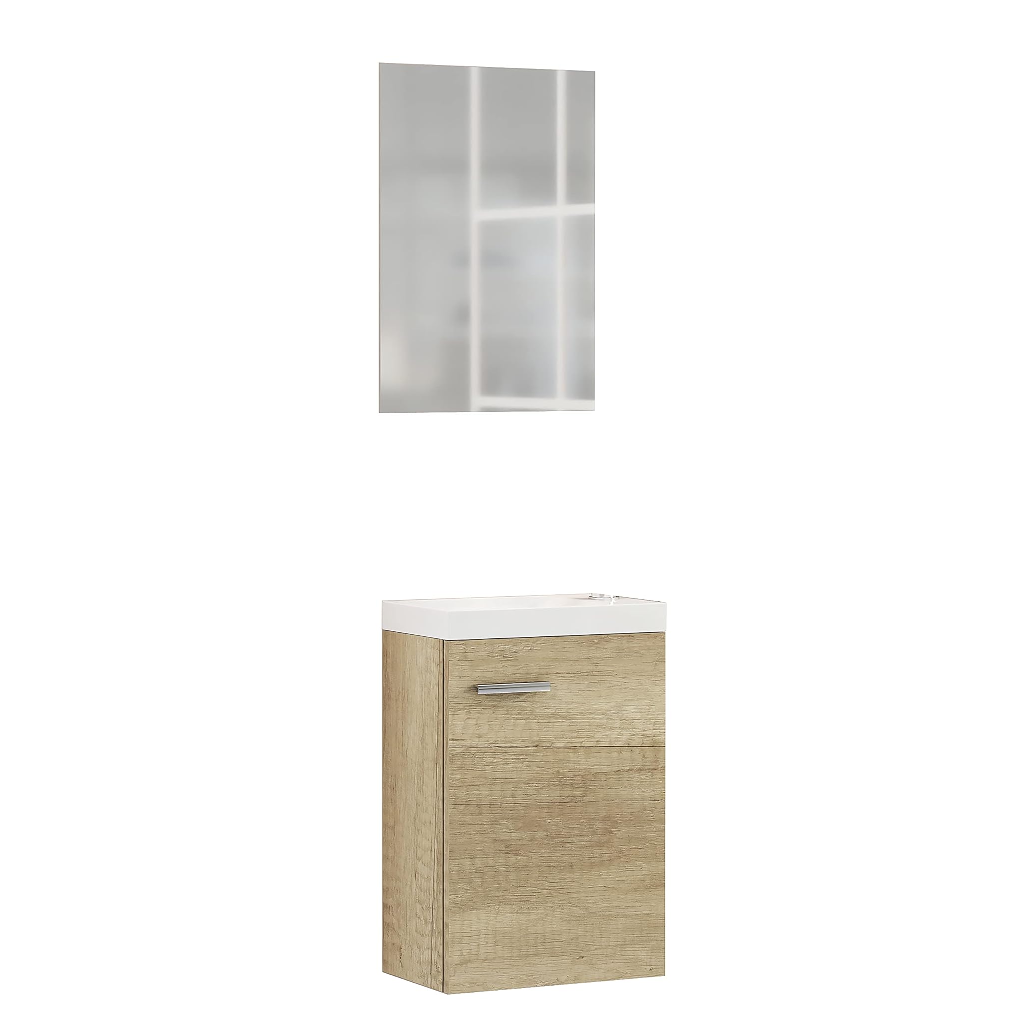 Baikal Mobiletto da Bagno Storage 40cm, Nature