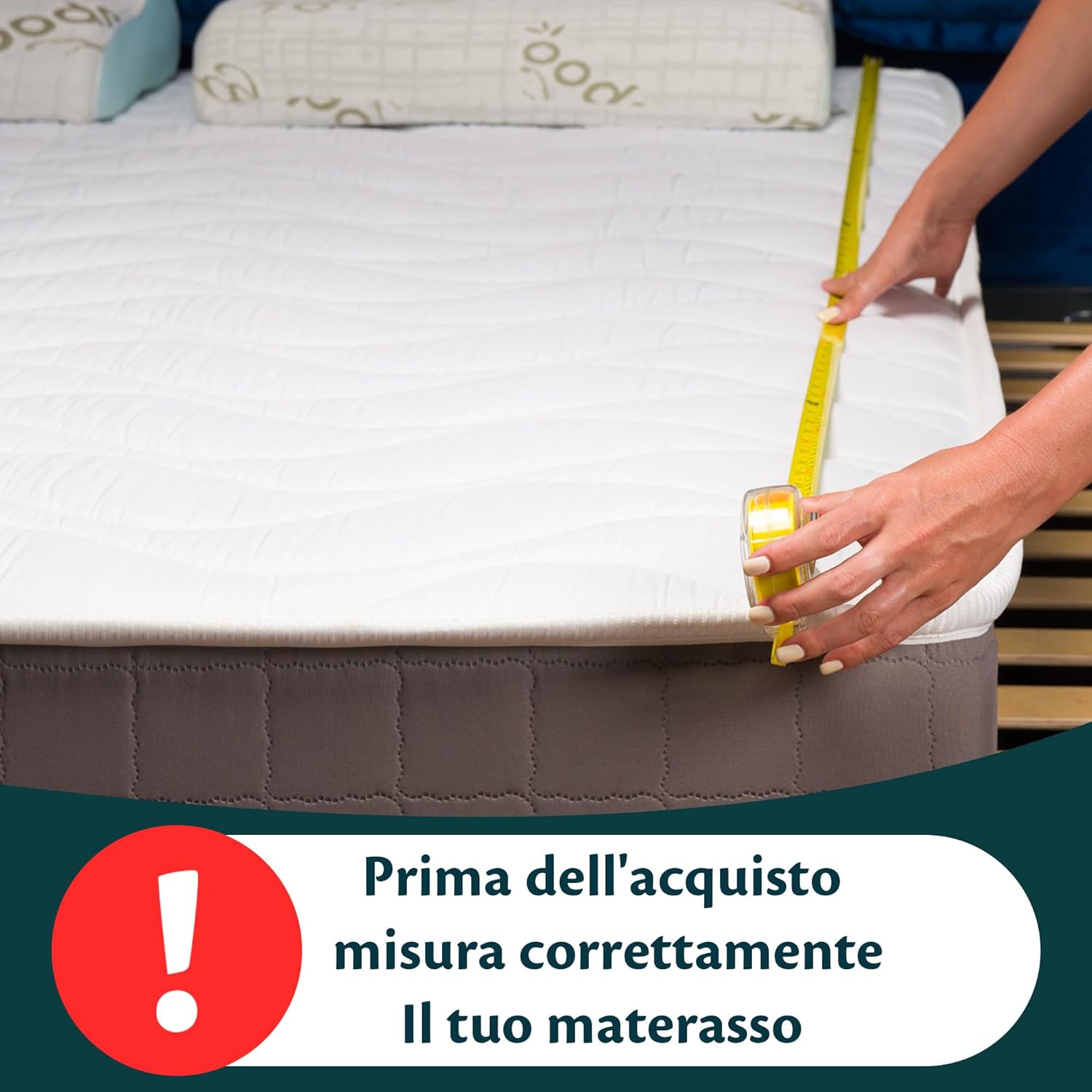 Lenzuola con Angoli Matrimoniale 160x190 cm Grigio Chiaro - immagine 4